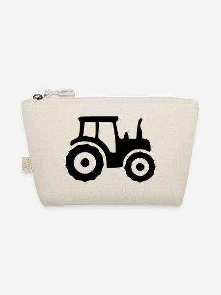 Traktor Landwirtschaft Bauern Geschenk - Bio-Täschchen - Natur
