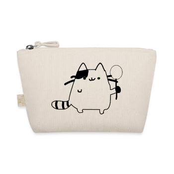 Cute Cat - Bio-Täschchen - Natur - Vorne