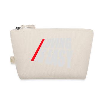 Loving Is Easy Inspirierend Romantisch Spruch Logo - Bio-Täschchen - Natur - Vorne