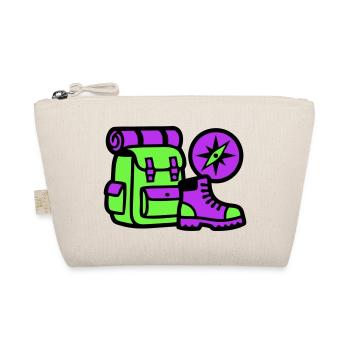 Graphique de boussole pour sac à dos de randonnée - Trousse biologique - nature - Devant