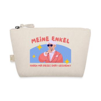 Enkelgeschenk Shirt Humor - Bio-Täschchen - Natur - Vorne