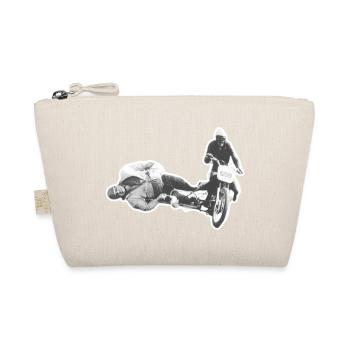 Défi de sidecar vintage sur une moto rétro - Trousse biologique - nature - Devant