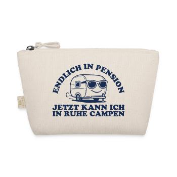 Pension in Ruhe Campen Retro Wohnwagen - Bio-Täschchen - Natur - Vorne