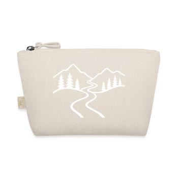 Minimalist hiking trail in the mountains - Organic Pouch - nature - Front