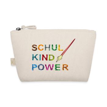 Schoolchild Power - Organic Pouch - nature - Front
