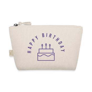 ALLES GUTE ZUM GEBURTSTAG. ALLES GUTE ZUM GEBURTSTAG. JAHRESTAG. - Bio-Täschchen - Natur - Vorne