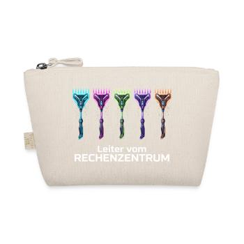 Rechenzentrum Retro Vintage Rechen & Besen Leiter - Bio-Täschchen - Natur - Vorne