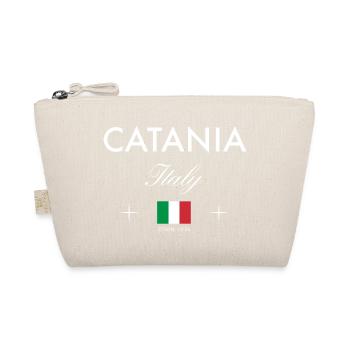 Souvenir de voyage des coordonnées de Catane Sicile - Trousse biologique - nature - Devant