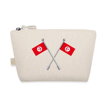 Tunesische Flagge - Bio-Täschchen - Natur - Vorne