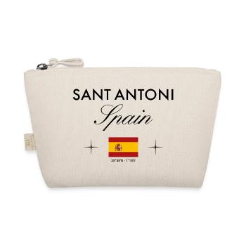 Sant Antoni Ibiza Koordinaten Reise Souvenir - Bio-Täschchen - Natur - Vorne