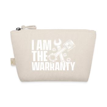 I Am The Warranty - Automechaniker-Humor - Bio-Täschchen - Natur - Vorne