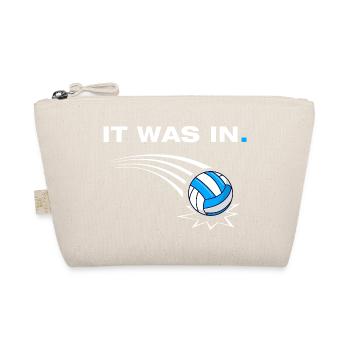 It was in Volleyball Volleyballspieler - Bio-Täschchen - Natur - Vorne