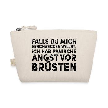 Panische Angst vor Brüsten - Bio-Täschchen - Natur - Vorne