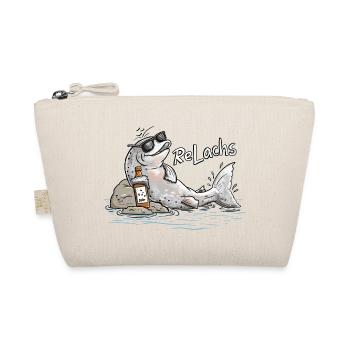 ReLachs Lustiger Lachs | Fisch Angler Geschenk - Bio-Täschchen - Natur - Vorne