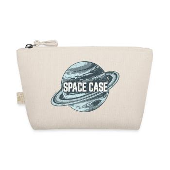 Space Case Planetenkreis Retro-Logo - Bio-Täschchen - Natur - Vorne