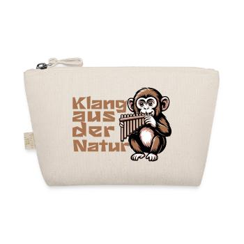 Panflöte - Klang aus der Natur Affe - Bio-Täschchen - Natur - Vorne
