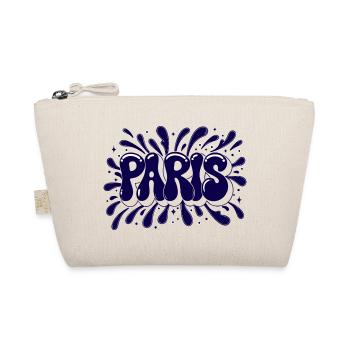 Paris Splash Blue - Bio-Täschchen - Natur - Vorne