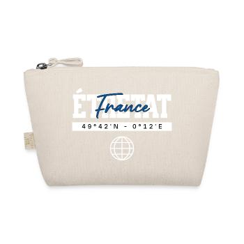 Étretat Frankreich Koordinaten Reise Souvenir - Bio-Täschchen - Natur - Vorne