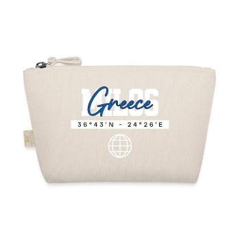 Milos Griechenland Koordinaten Reise Souvenir - Bio-Täschchen - Natur - Vorne