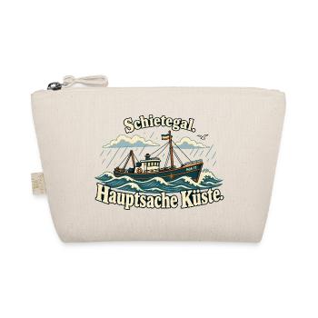 Schietegal Hauptsache Küste Fischkopp - Bio-Täschchen - Natur - Vorne
