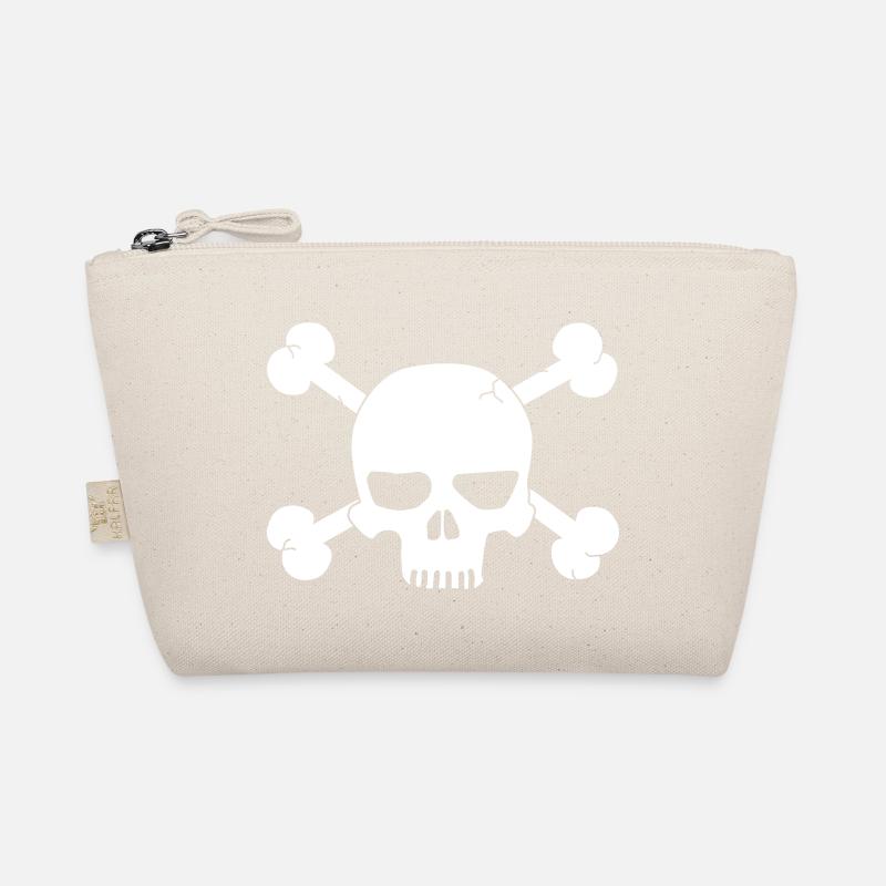 skull with bones / pirate Bio-Täschchen