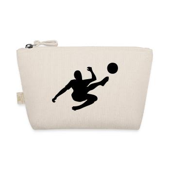 Football overhead kick - Organic Pouch - nature - Front