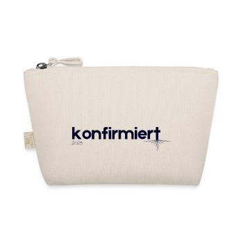 konfirmiert 2025 Konfirmation Geschenk T Shirt - Bio-Täschchen - Natur - Vorne
