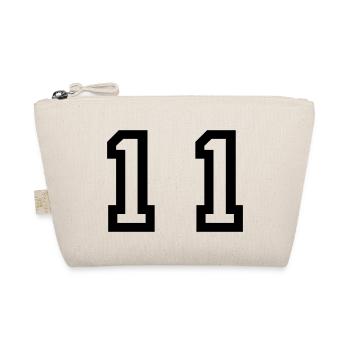 number - 11 - eleven - Organic Pouch - nature - Front