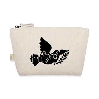 Shalom 'n Taube / shalom 'n dove (1c) - Organic Pouch - nature - Front