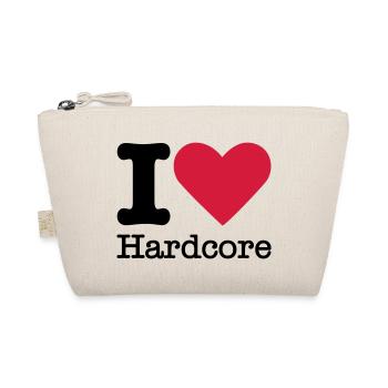 I Love Hardcore - Bio-Täschchen - Natur - Vorne
