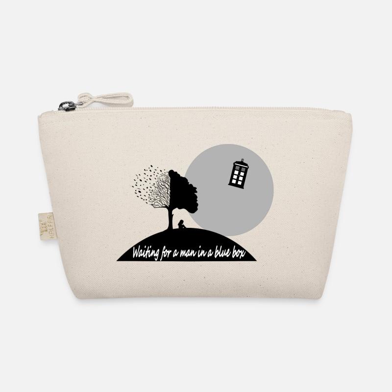 WAITING FOR A MAN IN A BLUE BOX Bio-Täschchen