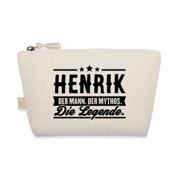 Mann Mythos Legende Henrik - Bio-Täschchen - Natur - Vorne