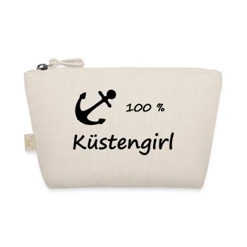 100 % Küstengirl - Bio-Täschchen - Natur - Vorne