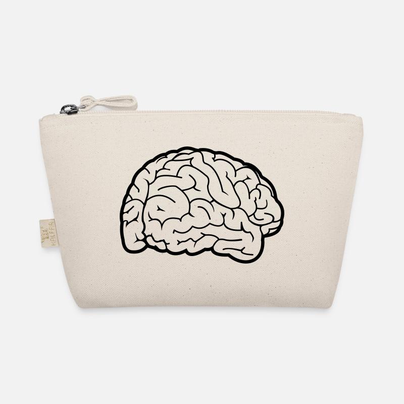 Brain - Gehirn, Gehirnwindungen - Bio-Täschchen - Natur