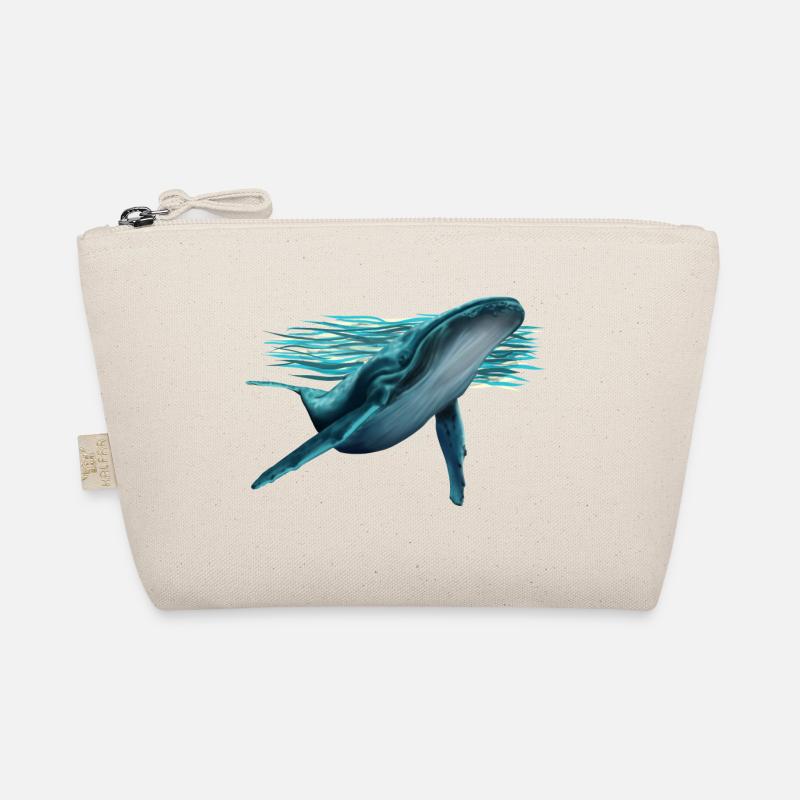 Whale - Organic Pouch - nature