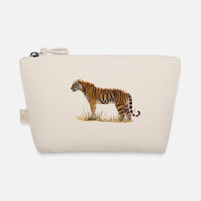 Tiger - Bio-Täschchen - Natur