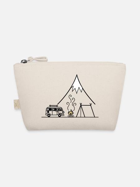 Campfire Camping Trip - Organic Pouch - nature - Front
