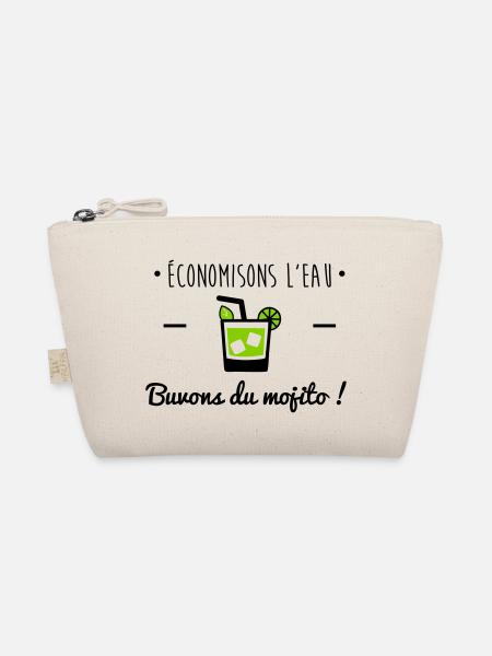 Buvons du mojito,humour,alcool - Trousse biologique - nature - Devant