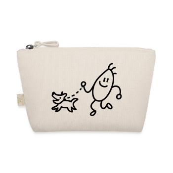 Go for a walk - run - line - Organic Pouch - nature - Front