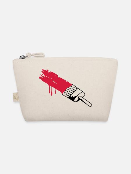 A brush with color - Organic Pouch - nature - Front