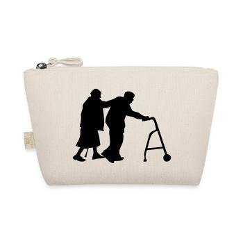 grandpa granny walker - Organic Pouch - nature - Front