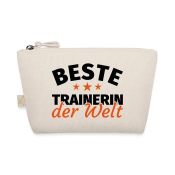 Trainerin Geschenk - Bio-Täschchen - Natur - Vorne