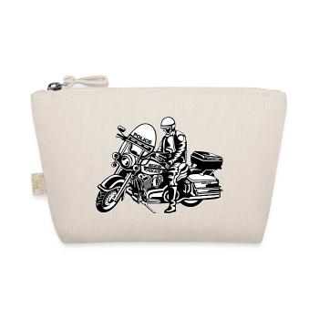 Police des motos / Motocycle police 1_schwarz blanc - Trousse biologique - nature - Devant
