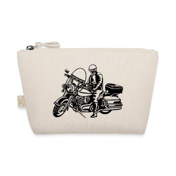 Chopper / Motorcycle 05_schwarz - Organic Pouch - nature - Front