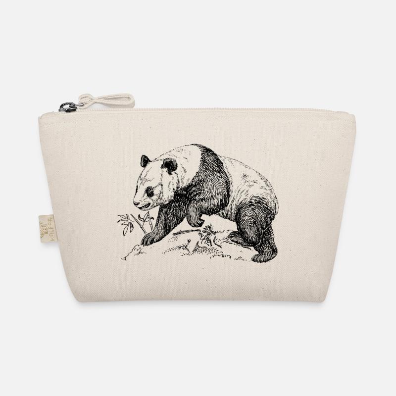 Panda bear Organic Pouch