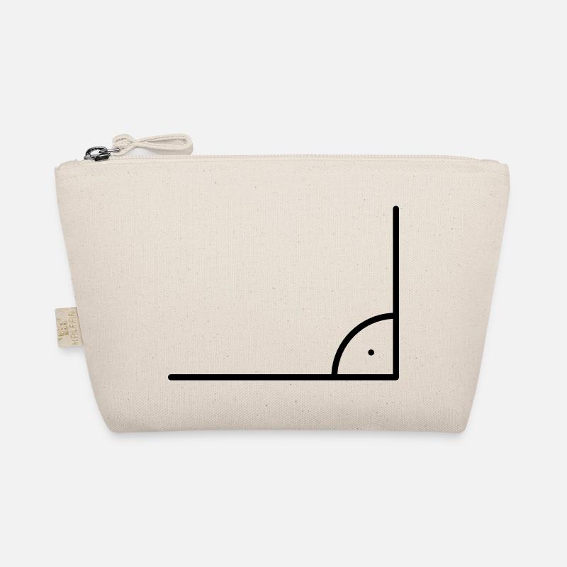 Mathematik Symbol - Rechter Winkel - Bio-Täschchen - Natur