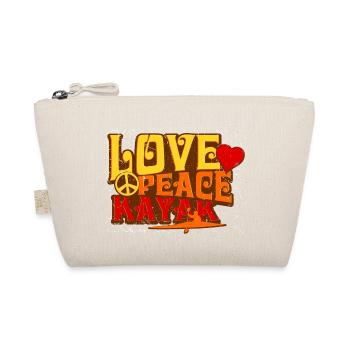 Love Peace Kayak - Organic Pouch - nature - Front