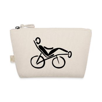 Liegerad Fahrrad - Bio-Täschchen - Natur - Vorne