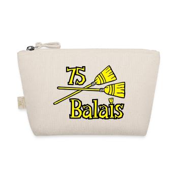 75 years brooms - Organic Pouch - nature - Front