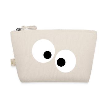 Funny eyes - Organic Pouch - nature - Front
